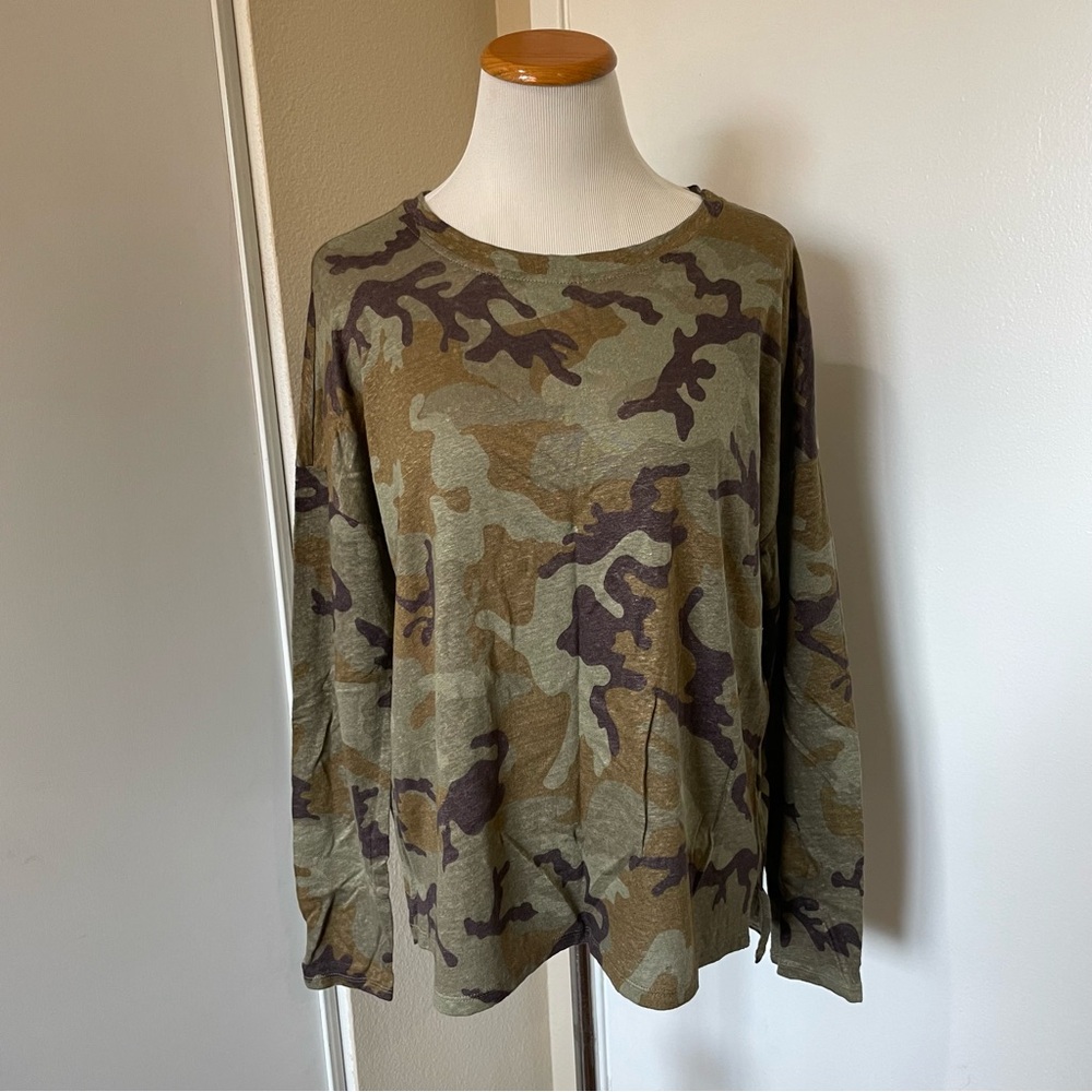 Long Sleeve Top Camo Sanctuary